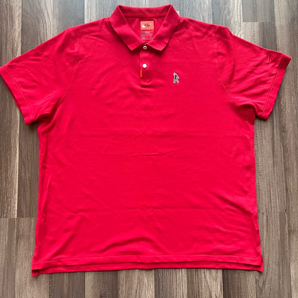 Nike Tiger Woods TW Fist Pump 82 Polo Masters Championship XL MENS